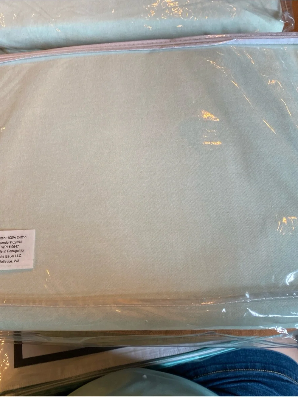 Eddie Bauer Eddie’s Favorite Flannel Duvet Cover Green NWT Size Twin